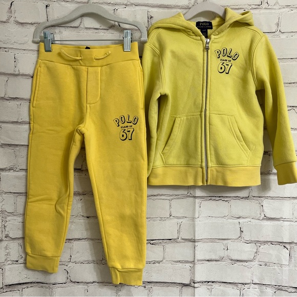 polo matching hoodie and sweats